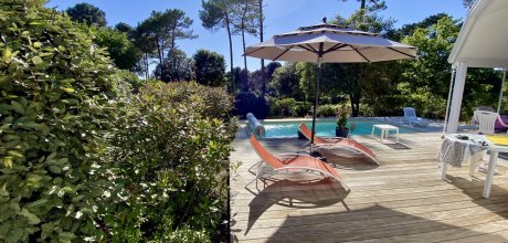 G0266 Comfortable house with pool on the golf of Lacanau-Ocean