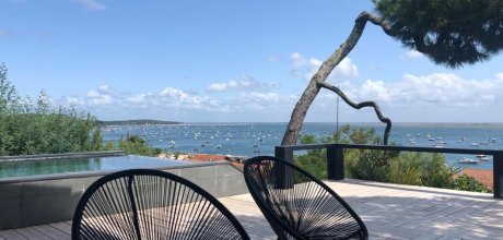 A0039 Villa mit Panoramabuchtblick - InfinityPool und Sauna