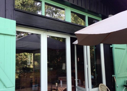 Vue de la porte de la terrasse 1